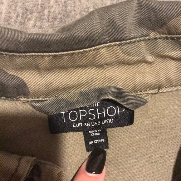 Top Shop Camo jacket - Picture 2 of 3